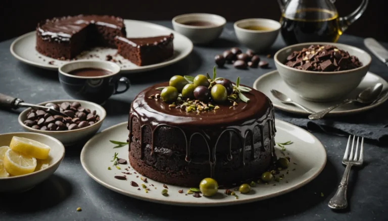 gateau au chocolat à l'huile d'olive